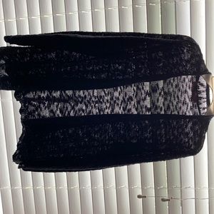 A black sweater